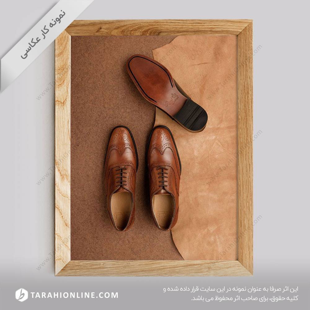 عکاسی از کفش چرمی 3